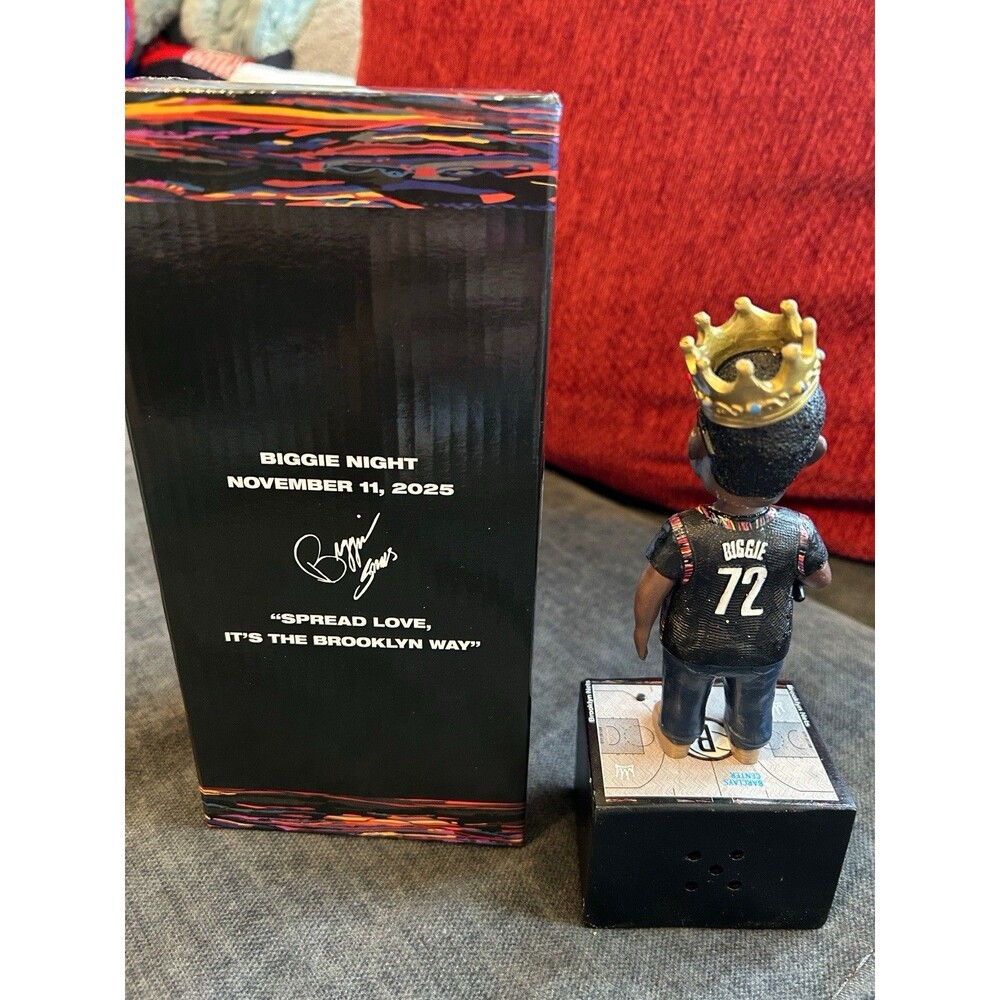 Notorious Big Bobblehead 2025 Brooklyn Nets Collectible
